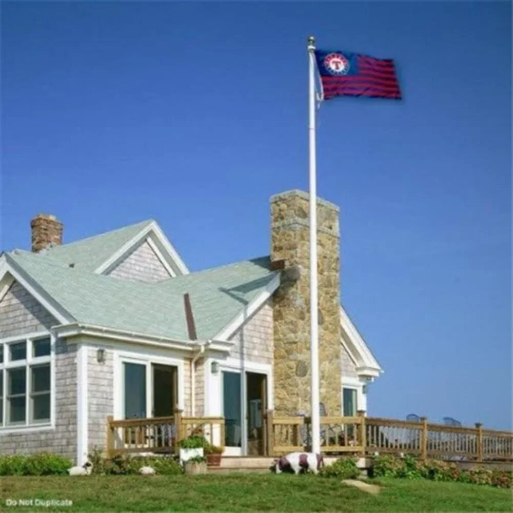 MLB 2023 World Series Texas Rangers Nation Flag 3x5 Banner‎ Front Lawn Pole
